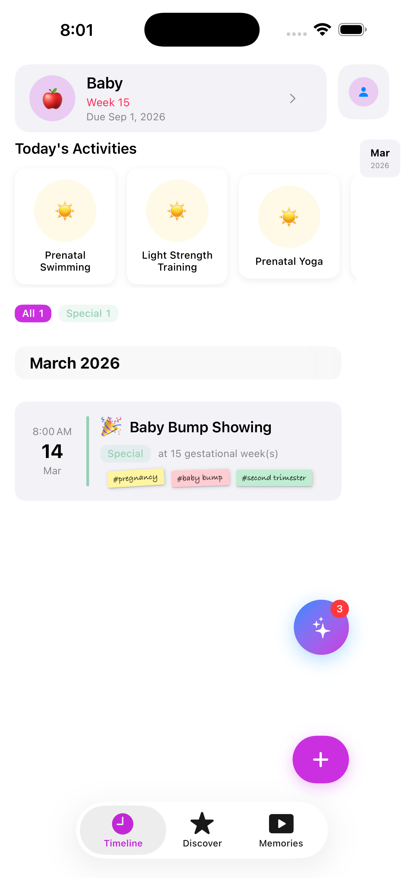 Pregnancy mode